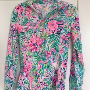 EUC Lilly Pulitzer Justine Half Zip Size XS